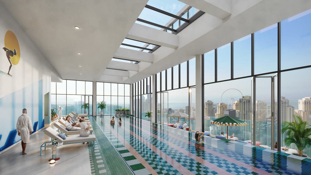 Dubai’S First-Ever Convertible Indoor Infinity Pool
