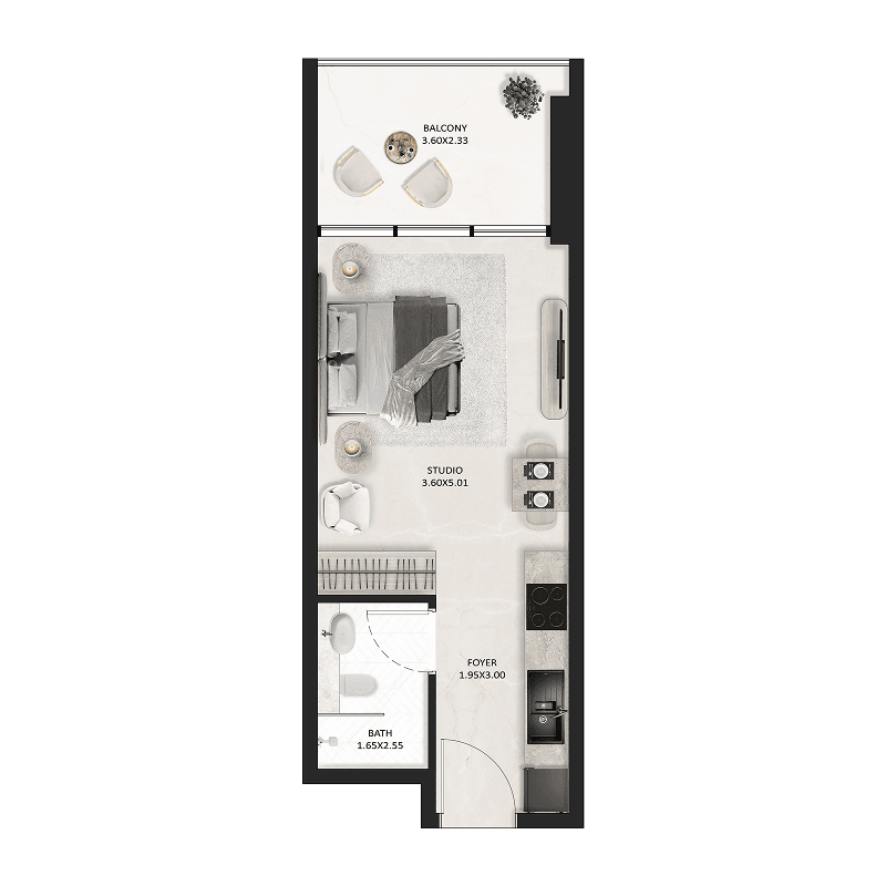 Studio floor plan