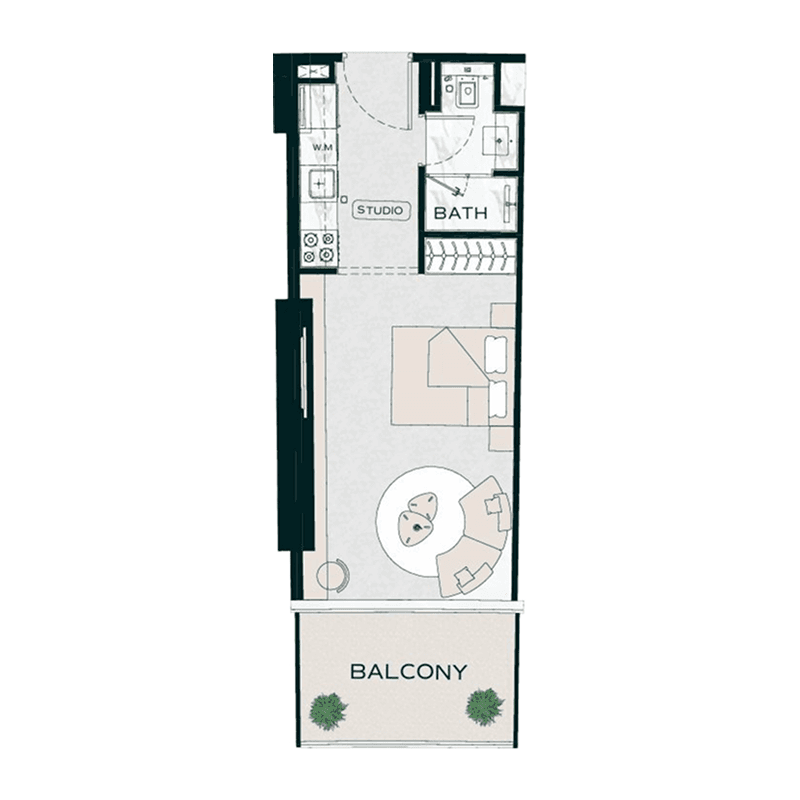 Studio floor plan