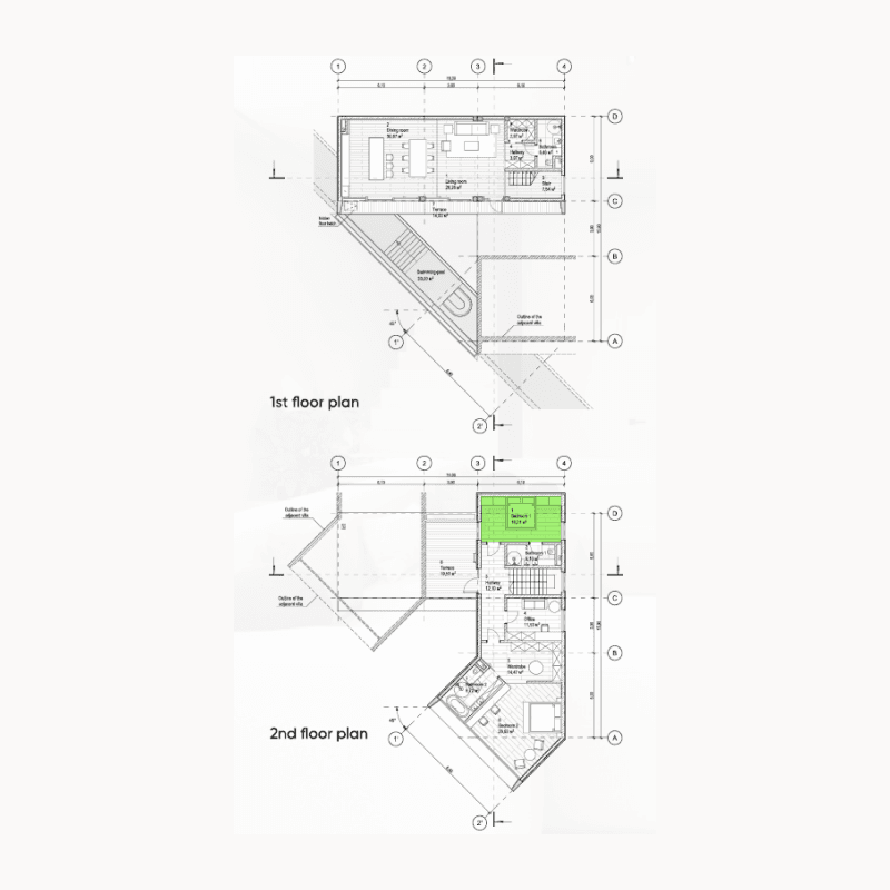 2 Bedrooms floor plan