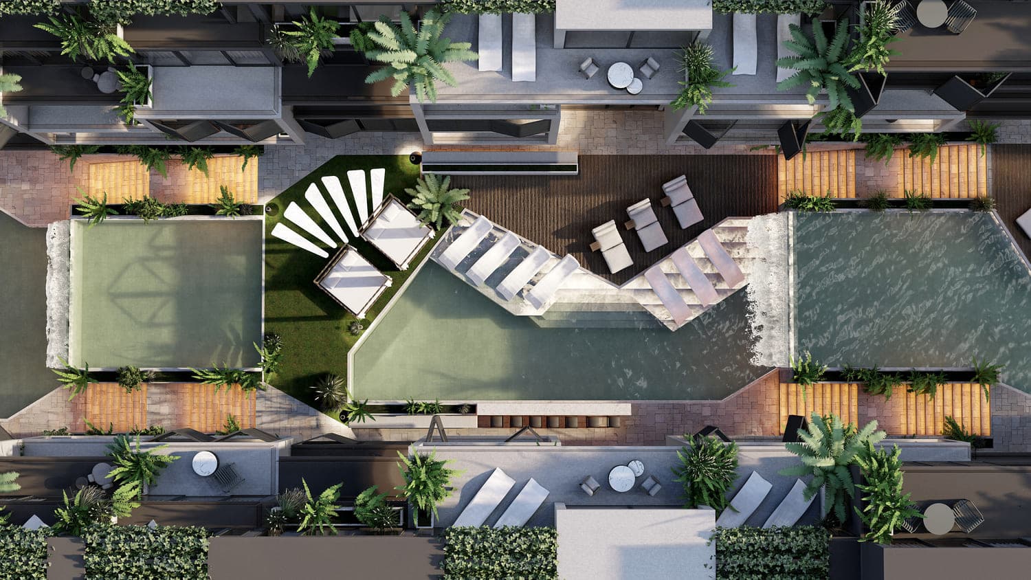 Spacious Pools
