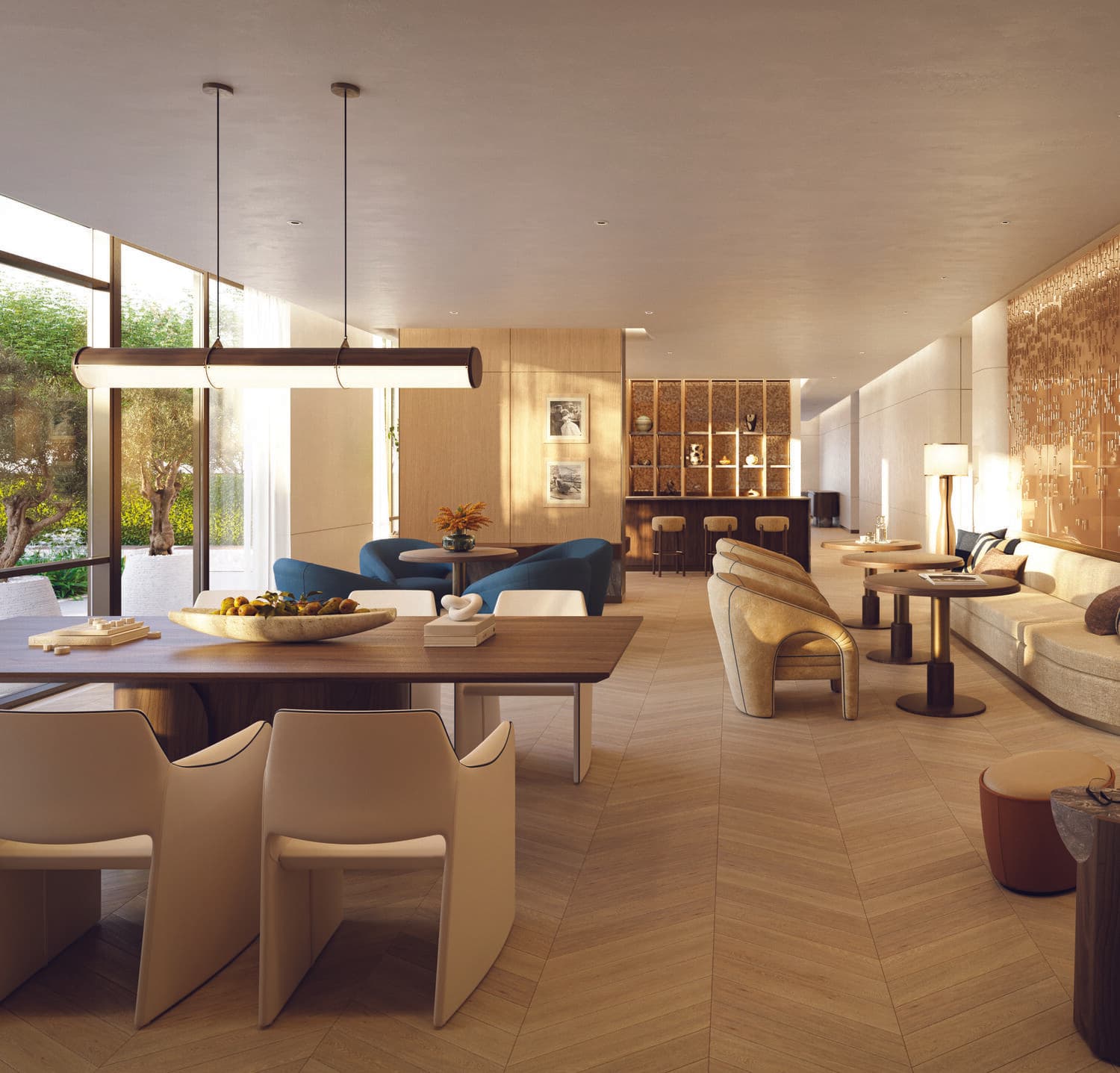 Residents' Cafe & Co-Working Lounge