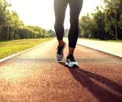 Walking and jogging track spanning 1.5