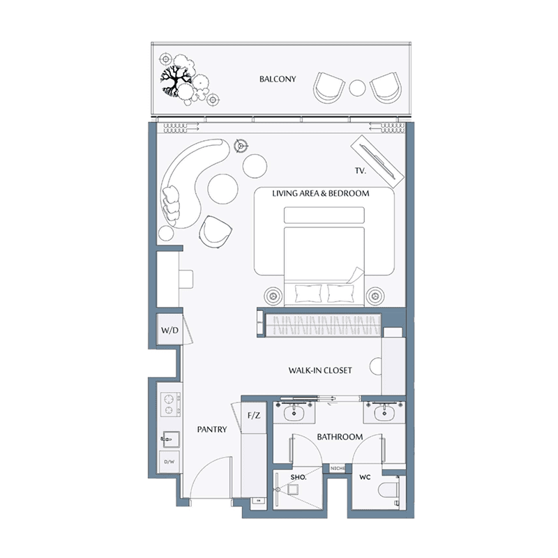Apartment floor plan