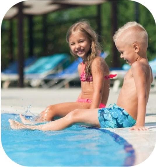 Kids club with kids pool