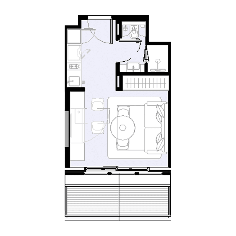 Studio floor plan