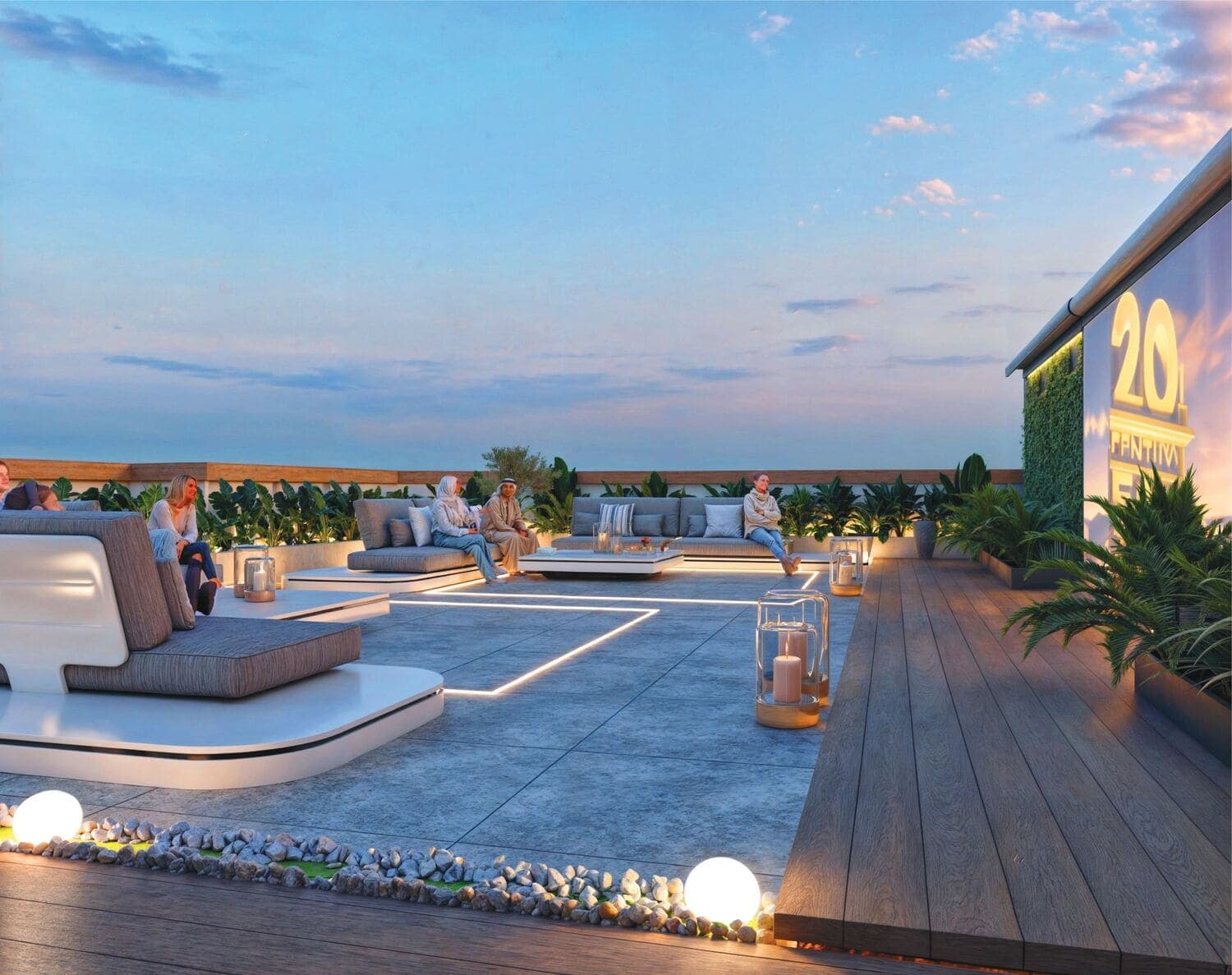 Rooftop Sitting Area