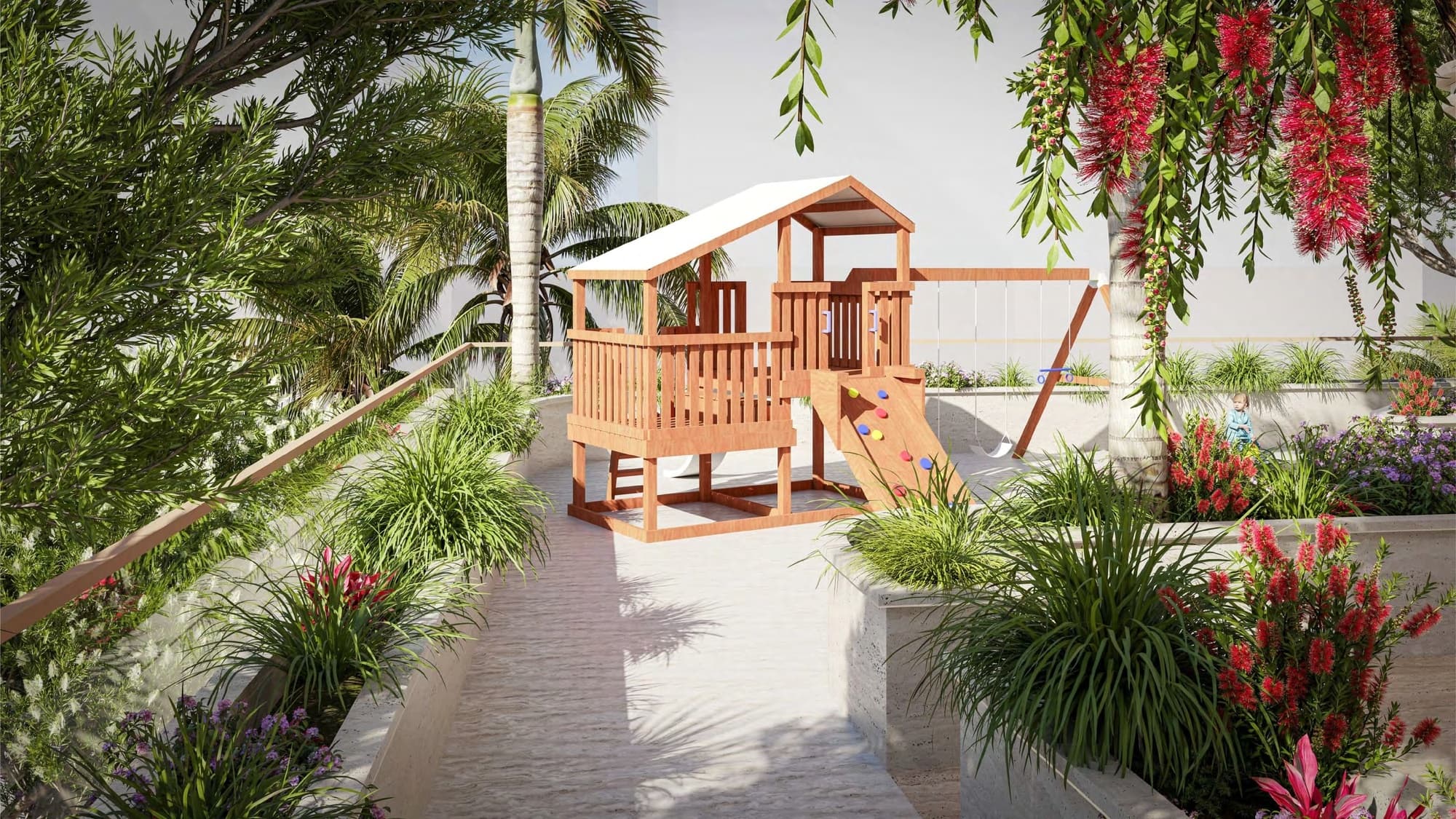 Outdoor Kids Play Area