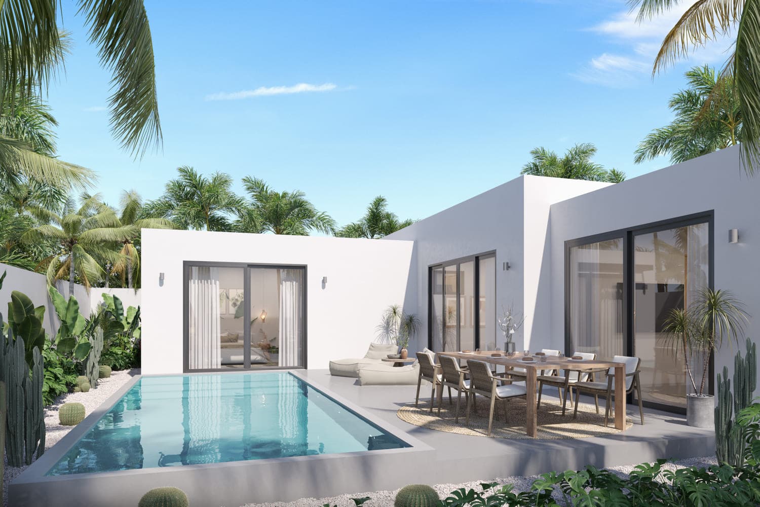 Private swimming pool