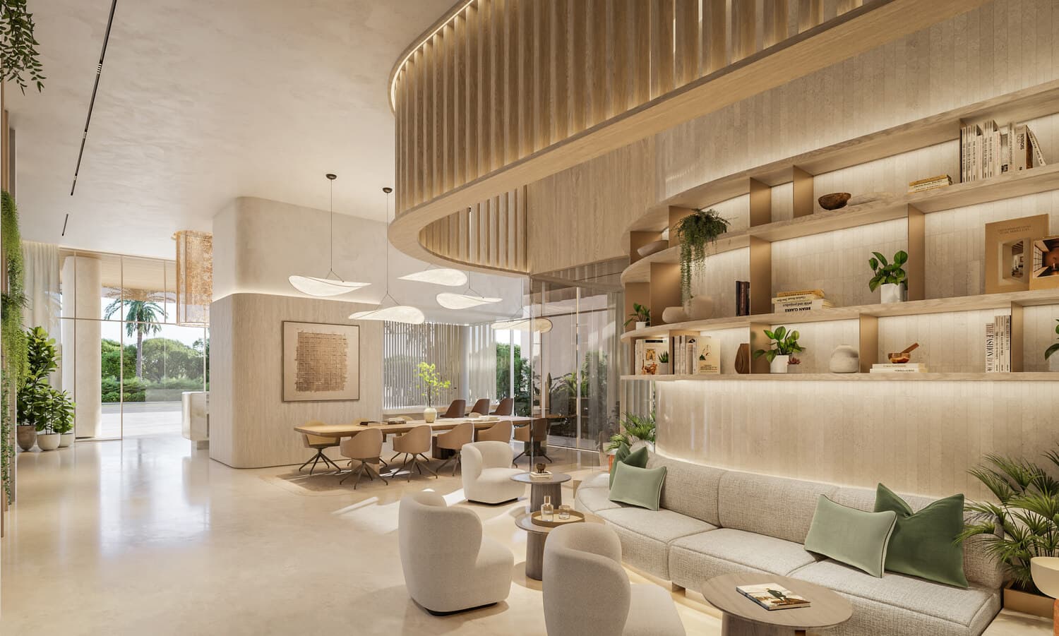 Coworking Area & Meeting Room