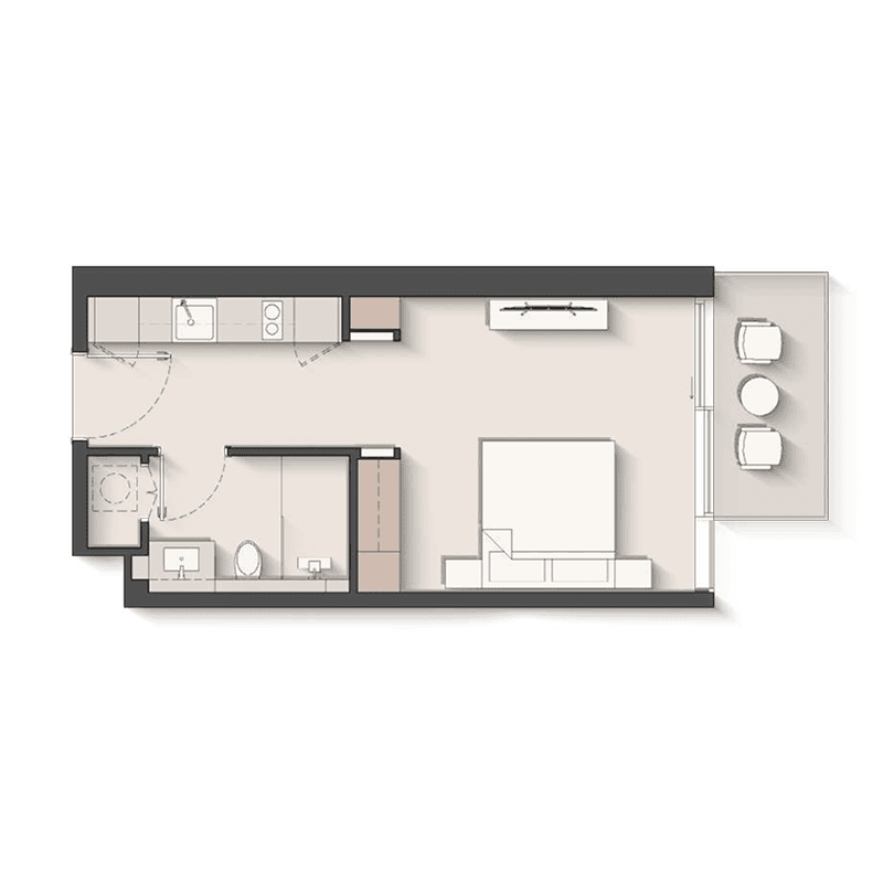 Studio floor plan