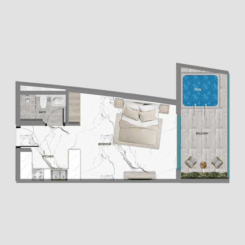 Studio floor plan