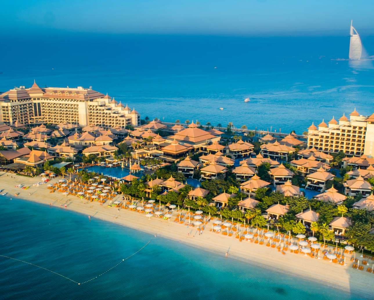 Resort’s private beach