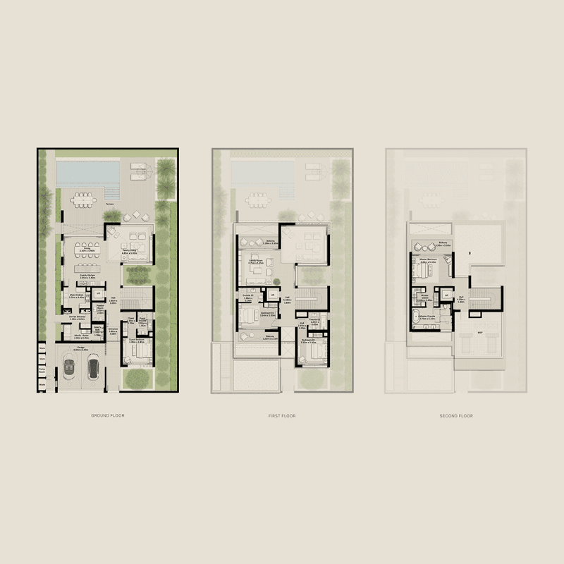 4 Bedrooms floor plan