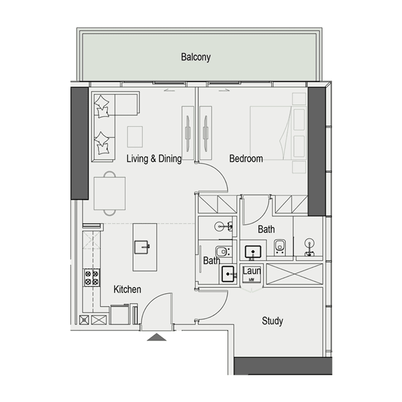 5 Bedrooms floor plan