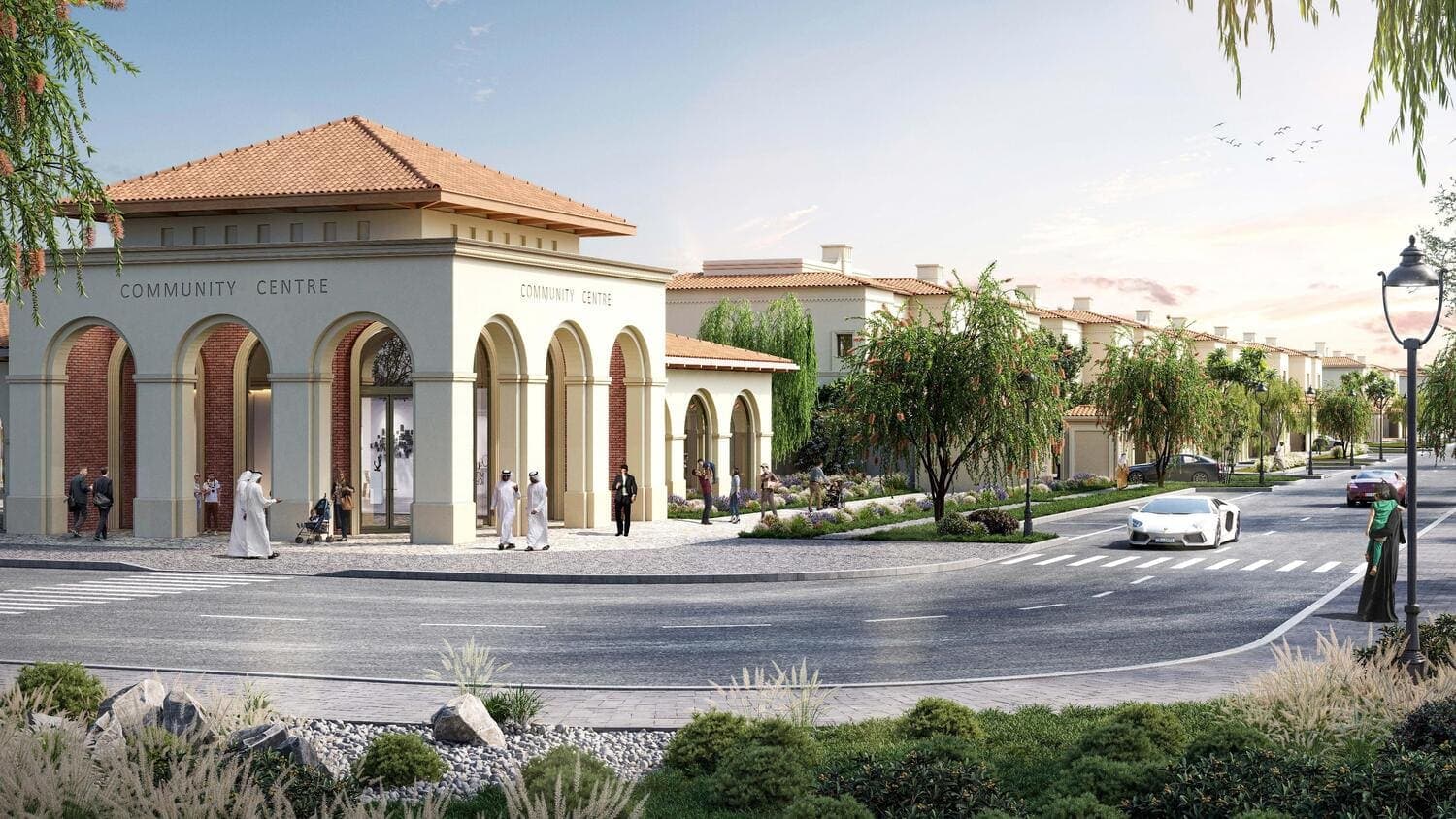 Community center with F&B and retail outlet