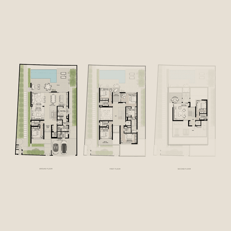 6 Bedrooms floor plan
