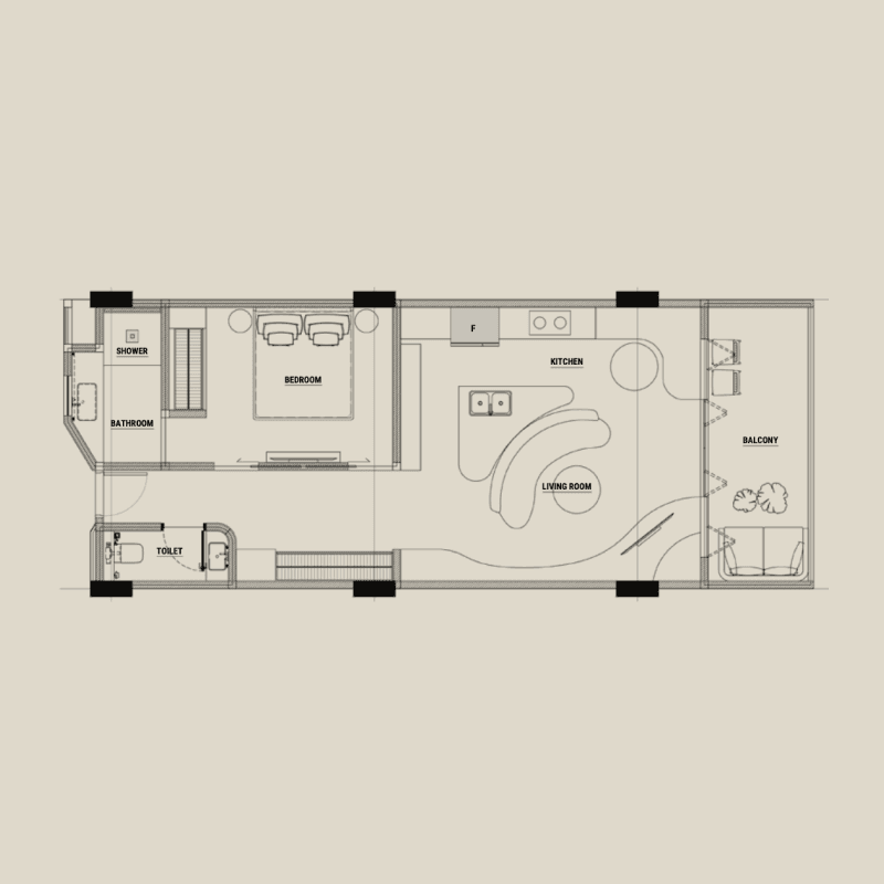 Apartment floor plan