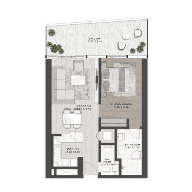 Apartment floor plan