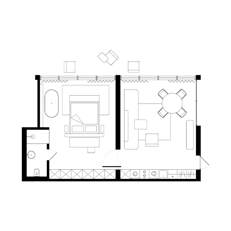 Apartment floor plan