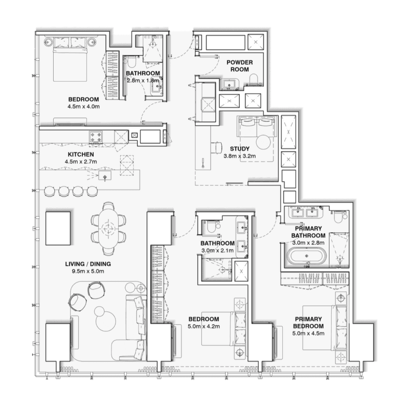 Apartment floor plan