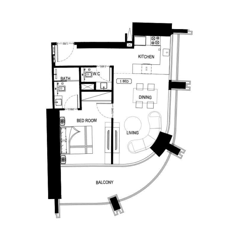 Apartment floor plan