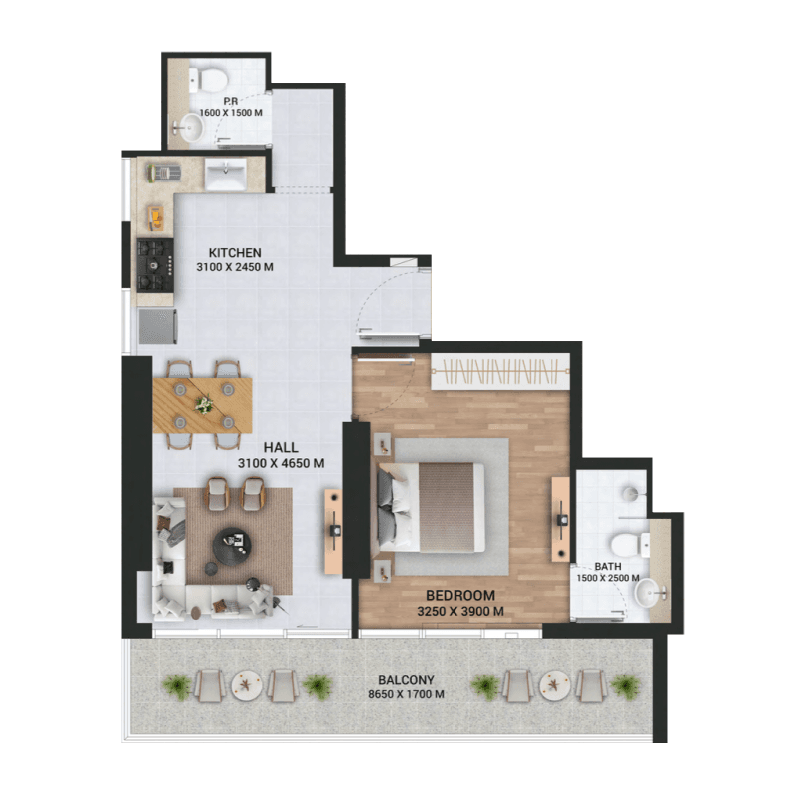 Apartment floor plan