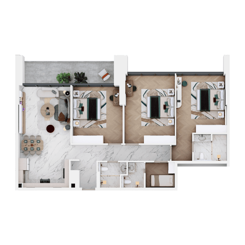 Apartment floor plan