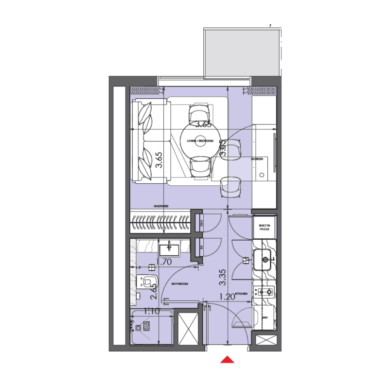 Apartment floor plan