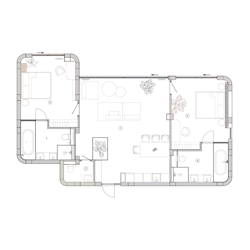 Apartment floor plan
