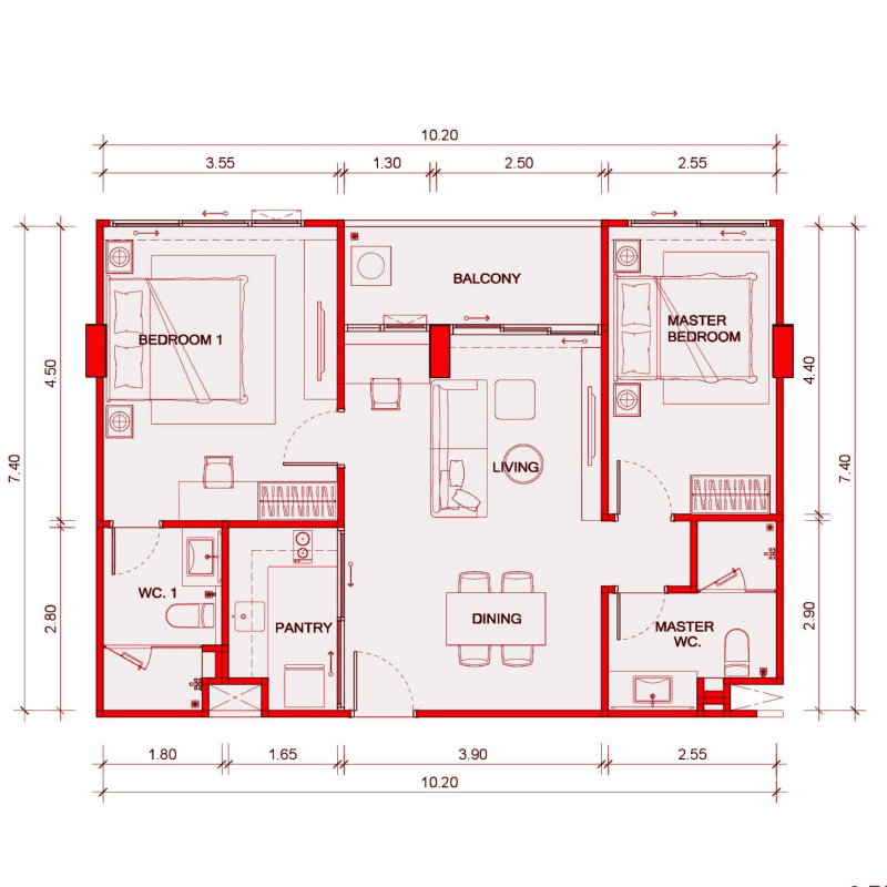 Apartment floor plan