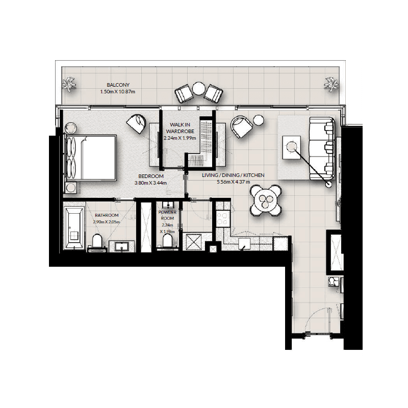 Apartment floor plan