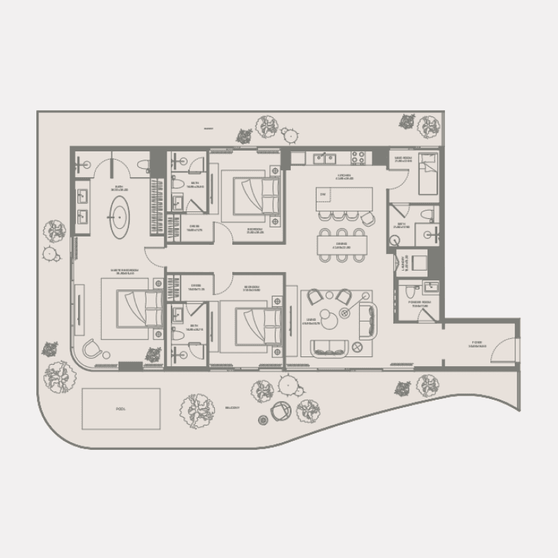 Apartment floor plan