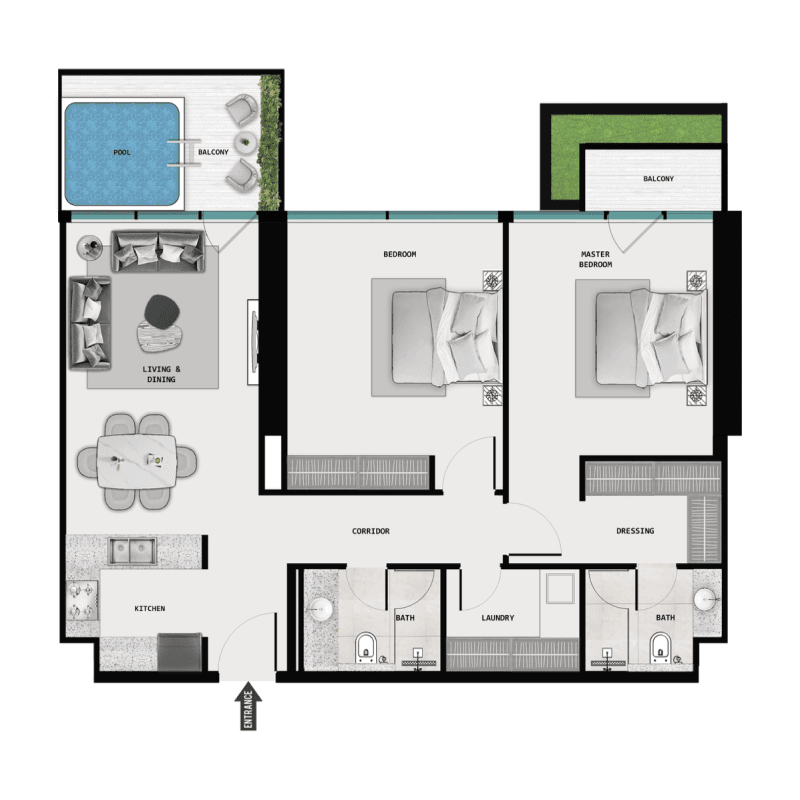 Apartment floor plan