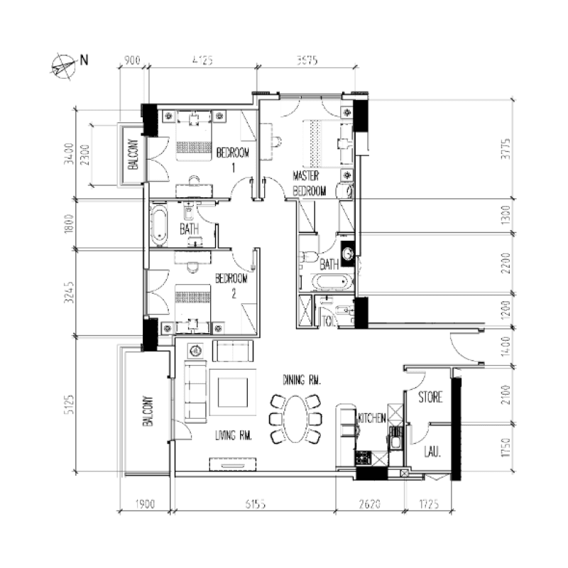 Apartment floor plan