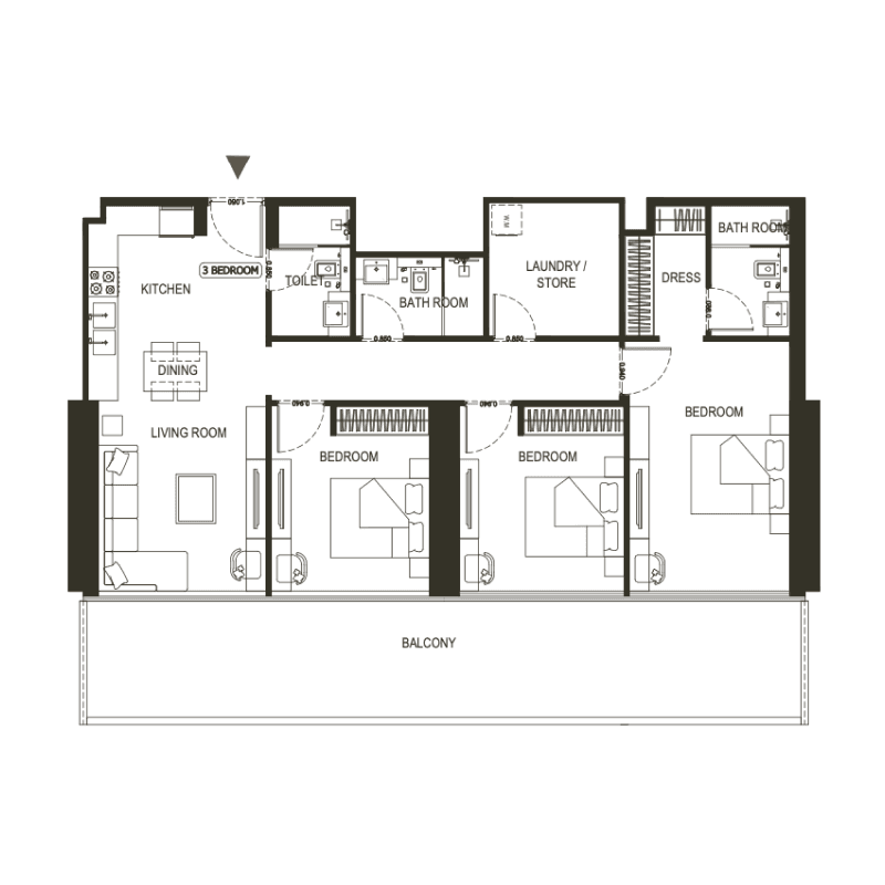 Apartment floor plan