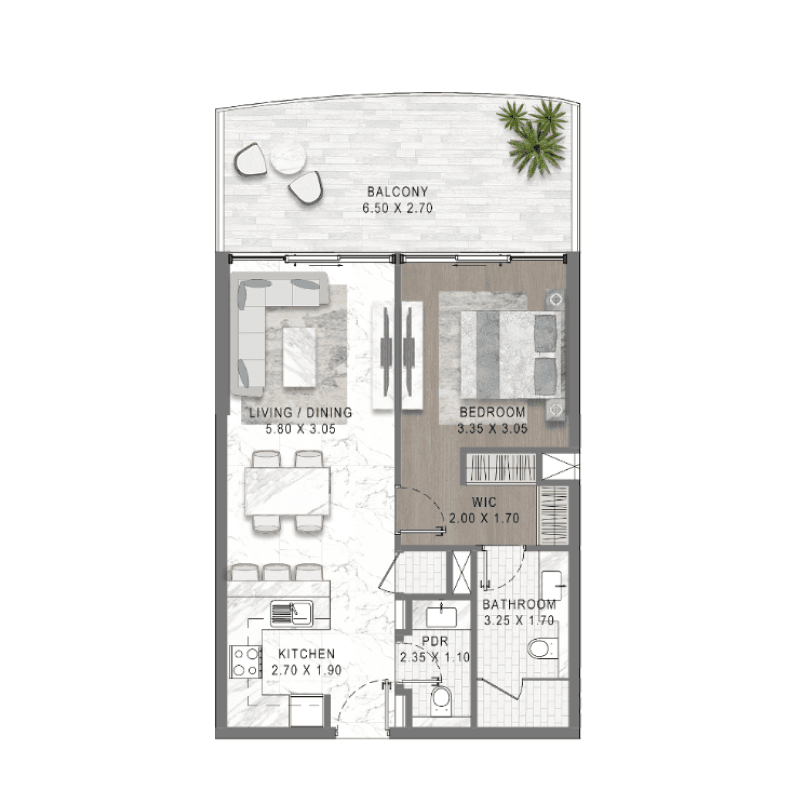 Apartment floor plan