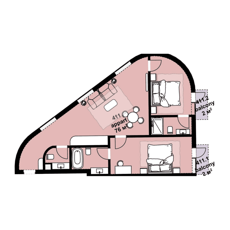 Apartment floor plan