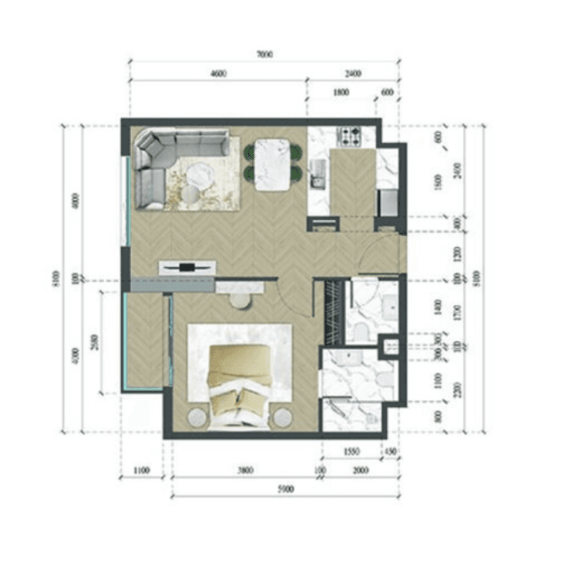 Apartment floor plan