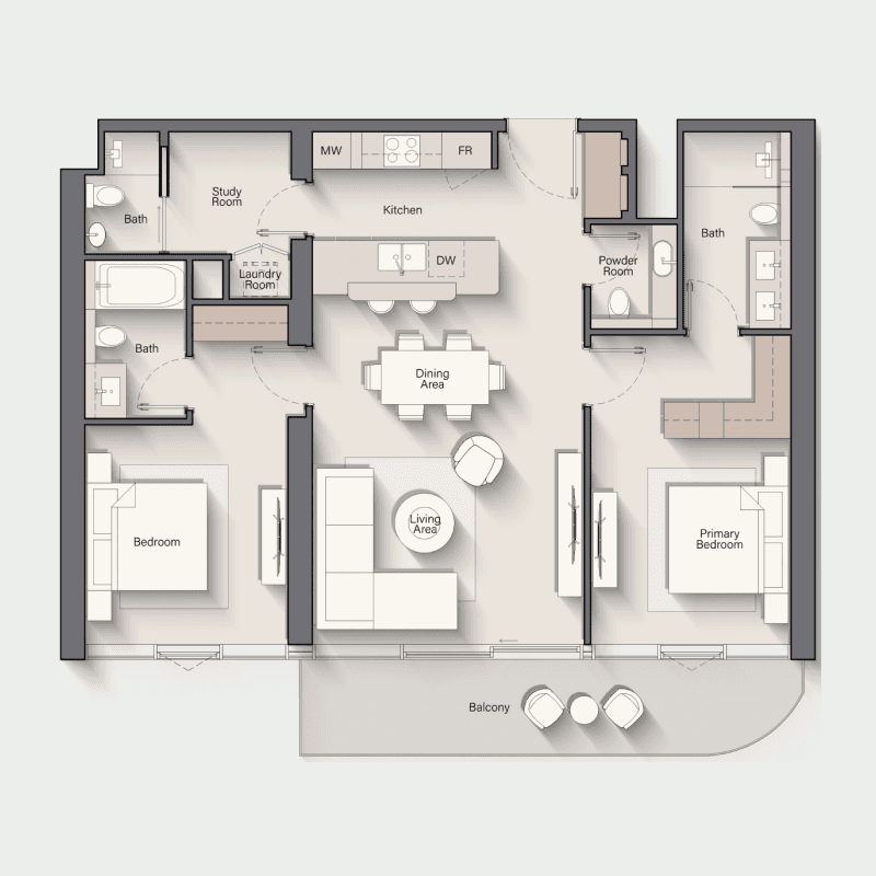 Apartment floor plan