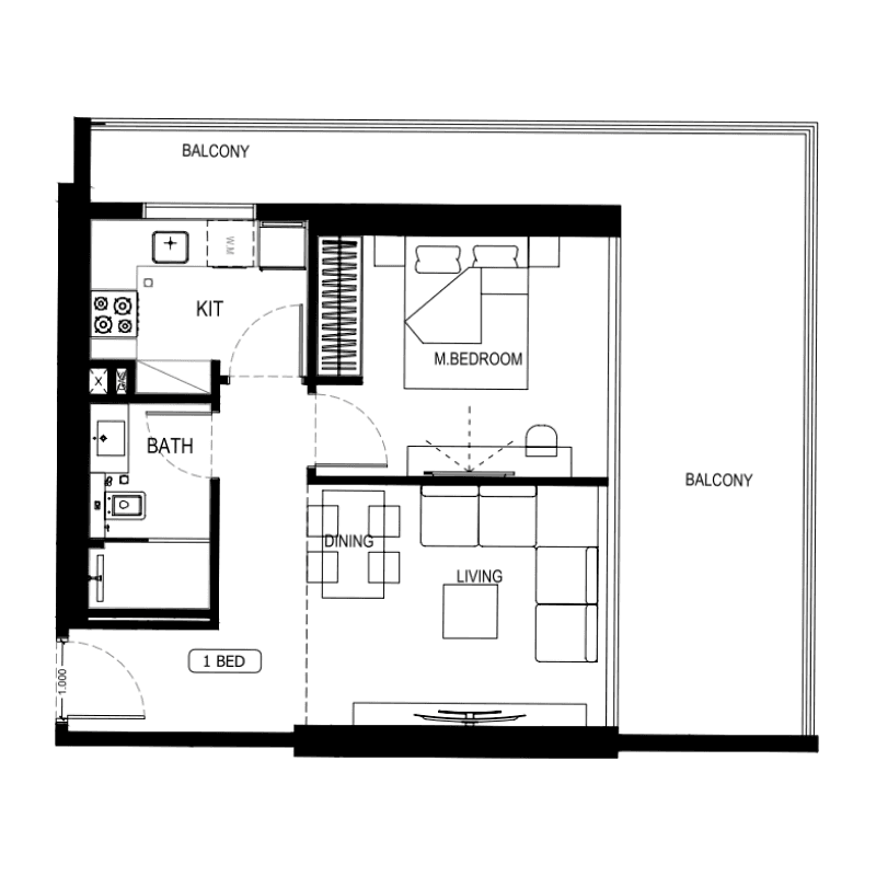 Apartment floor plan