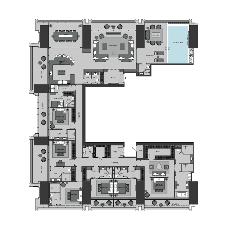 Apartment floor plan