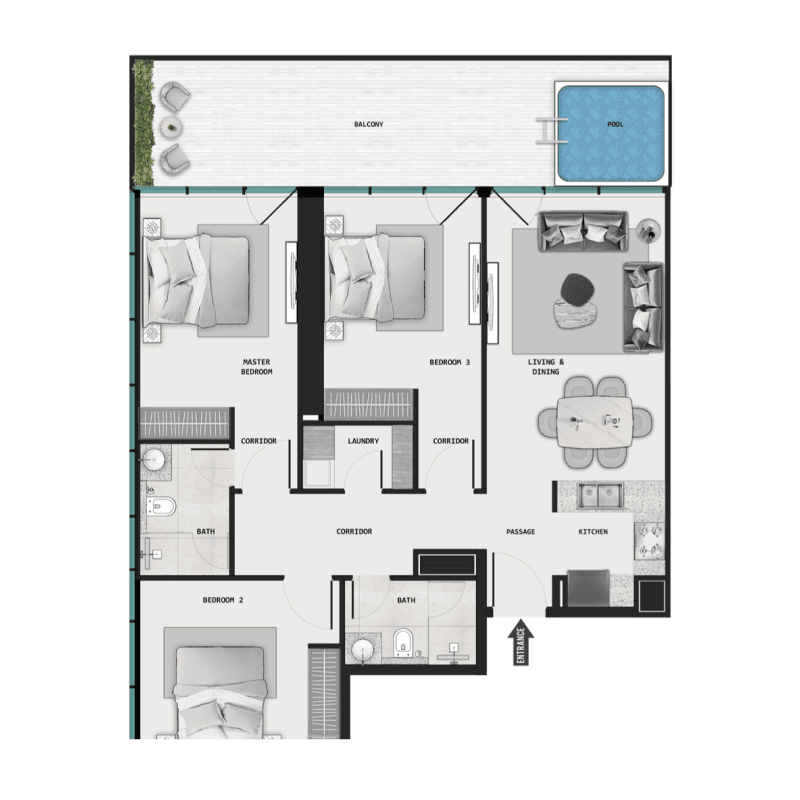 Apartment floor plan