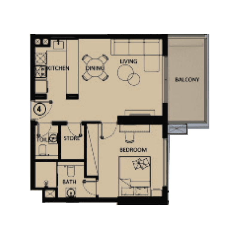 Apartment floor plan