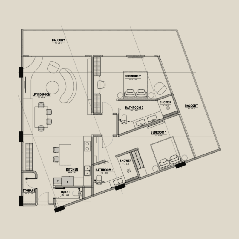 Apartment floor plan