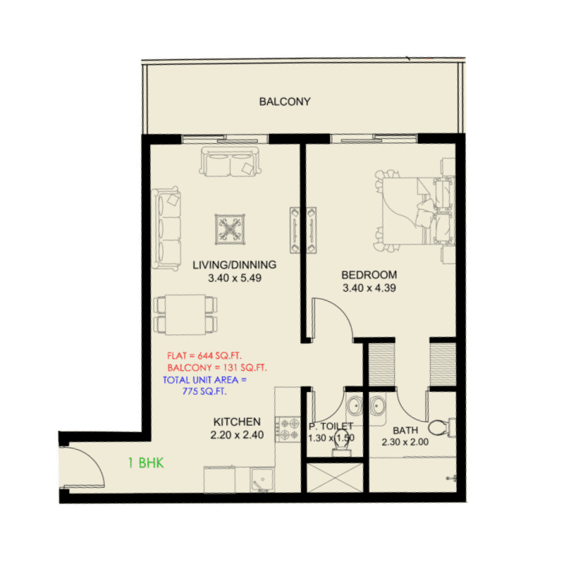 Apartment floor plan