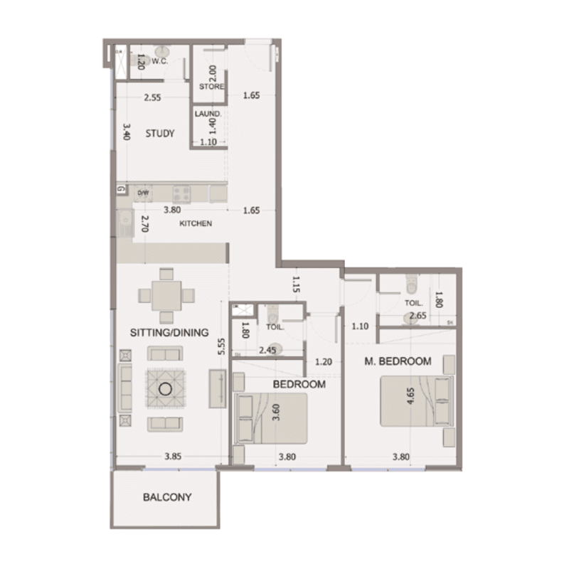 Apartment floor plan