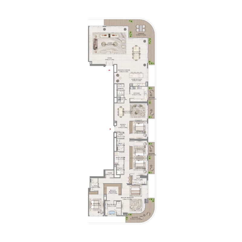 Apartment floor plan