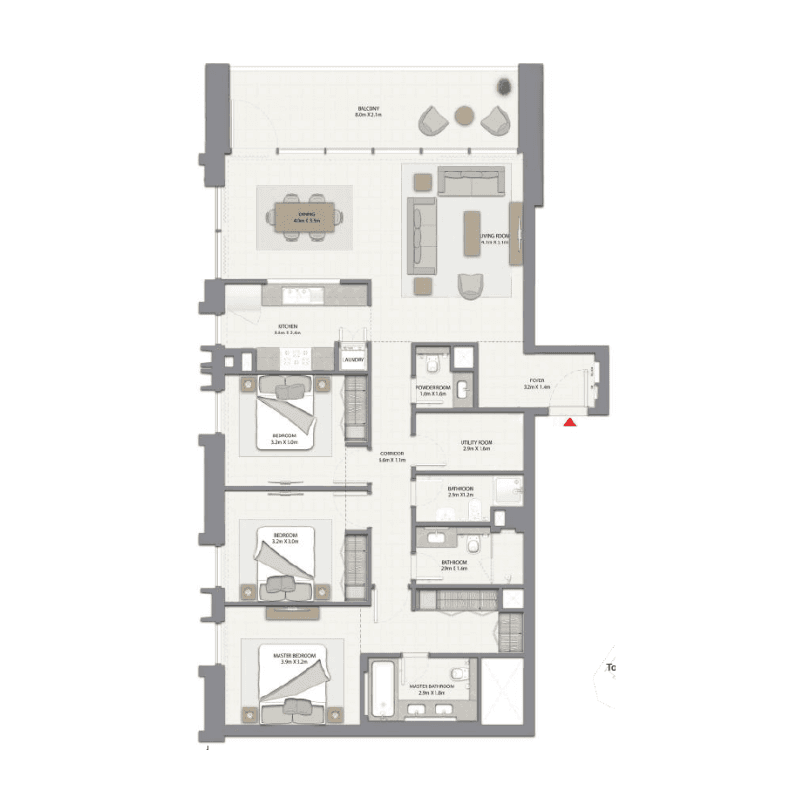 Apartment floor plan