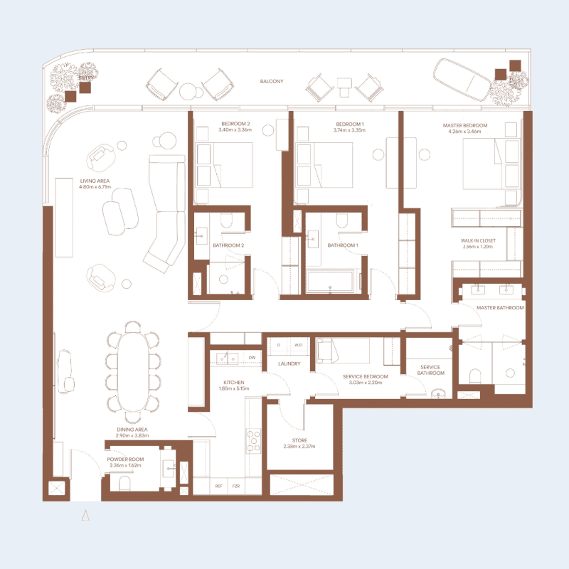 Apartment floor plan